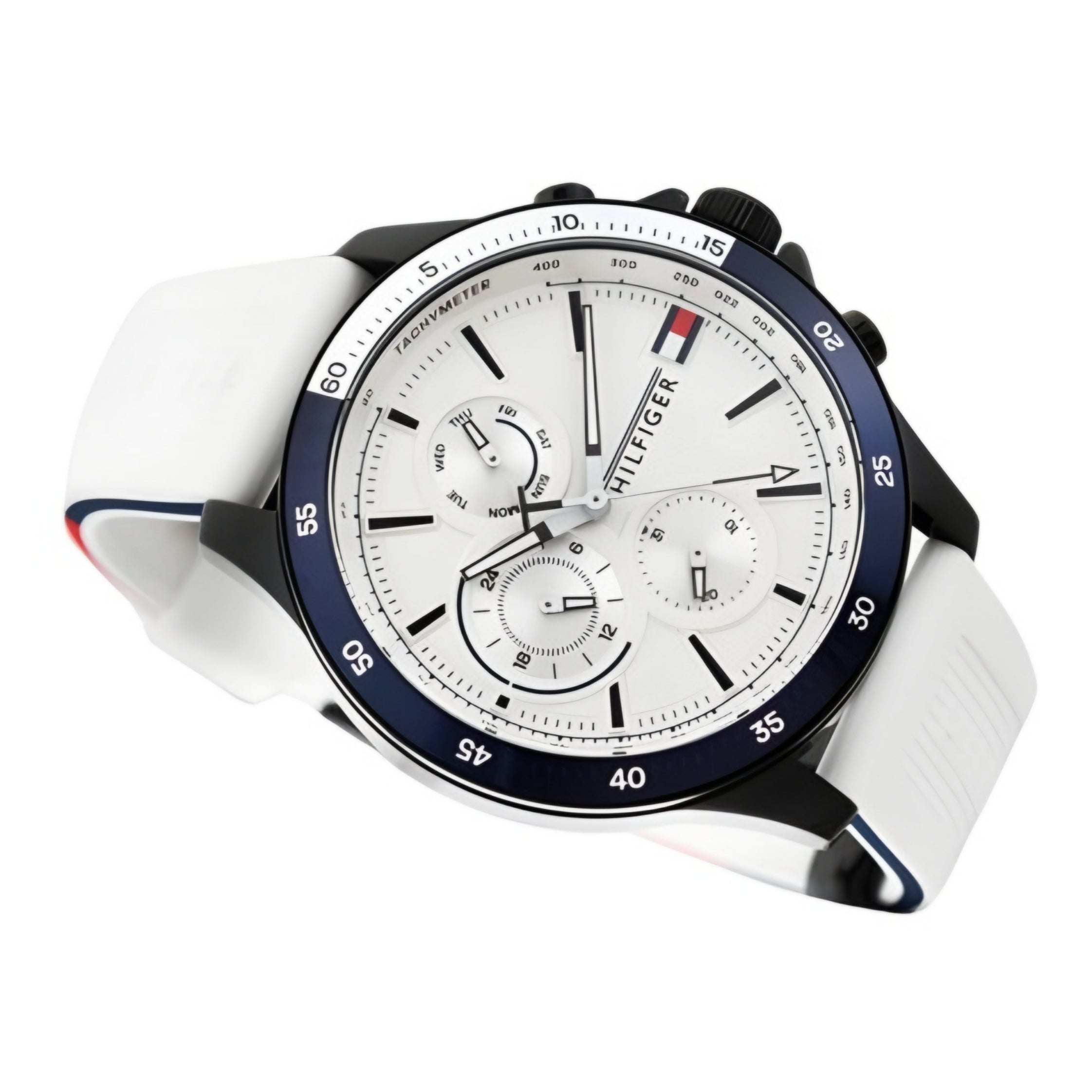 Tommy Hilfiger Men’s Sport Watch – Arctic White & Blue