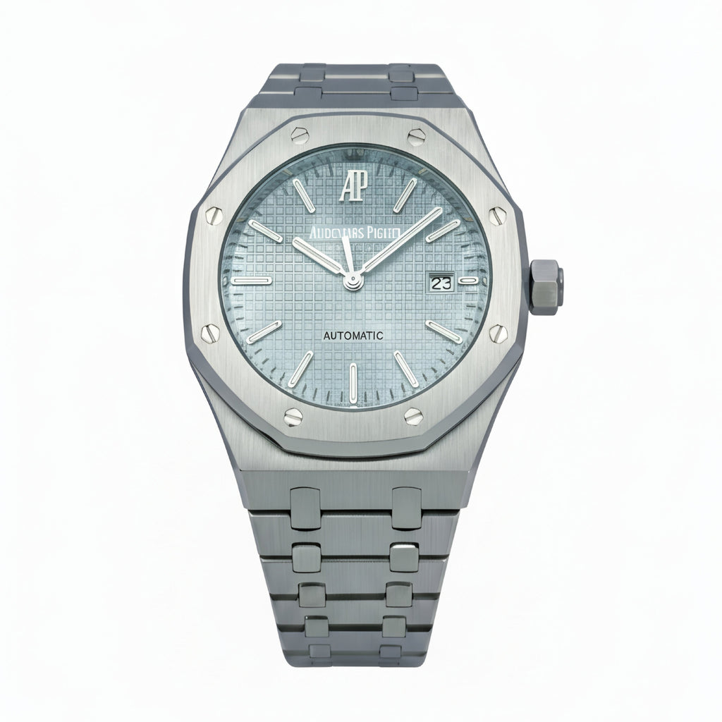 AP Royal Oak Quartz sky blue dial
