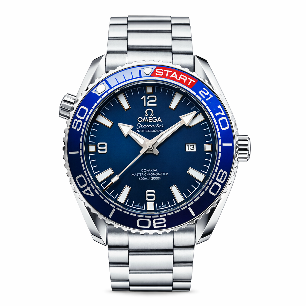 Omega Seamaster Planet Ocean – Mirror Original Silver & Blue Edition