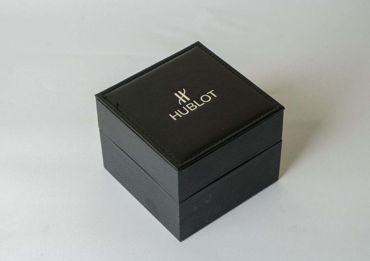 Hublot Geneve Women's Rose Gold & Green Rubber