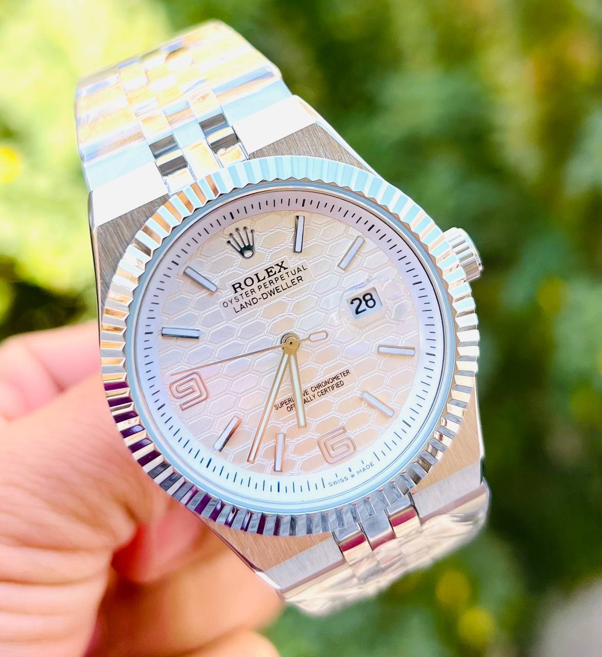 Rolex Datejust High-End Edition – Classic White Honeycomb