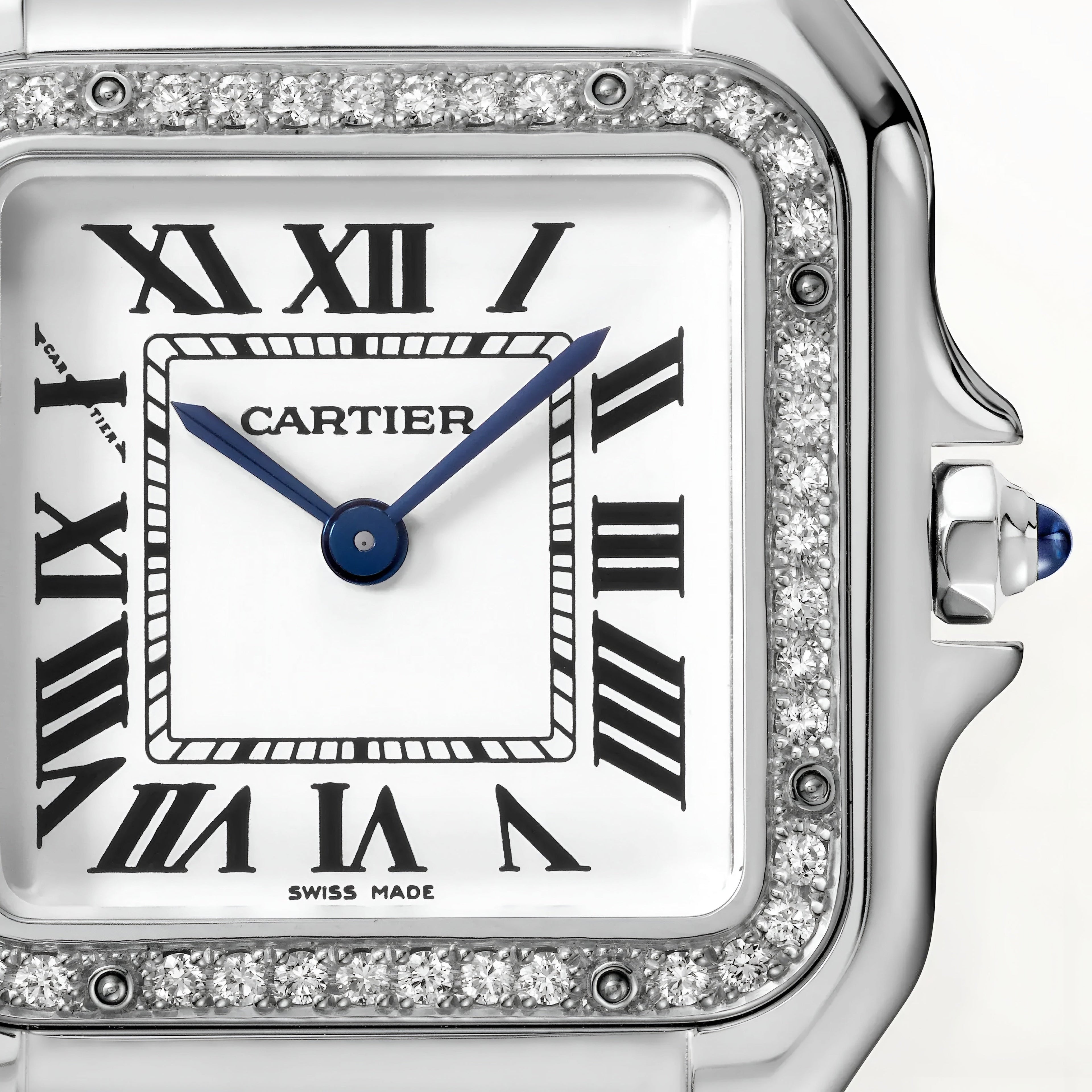 Panthère de Cartier woman Silver With White dial