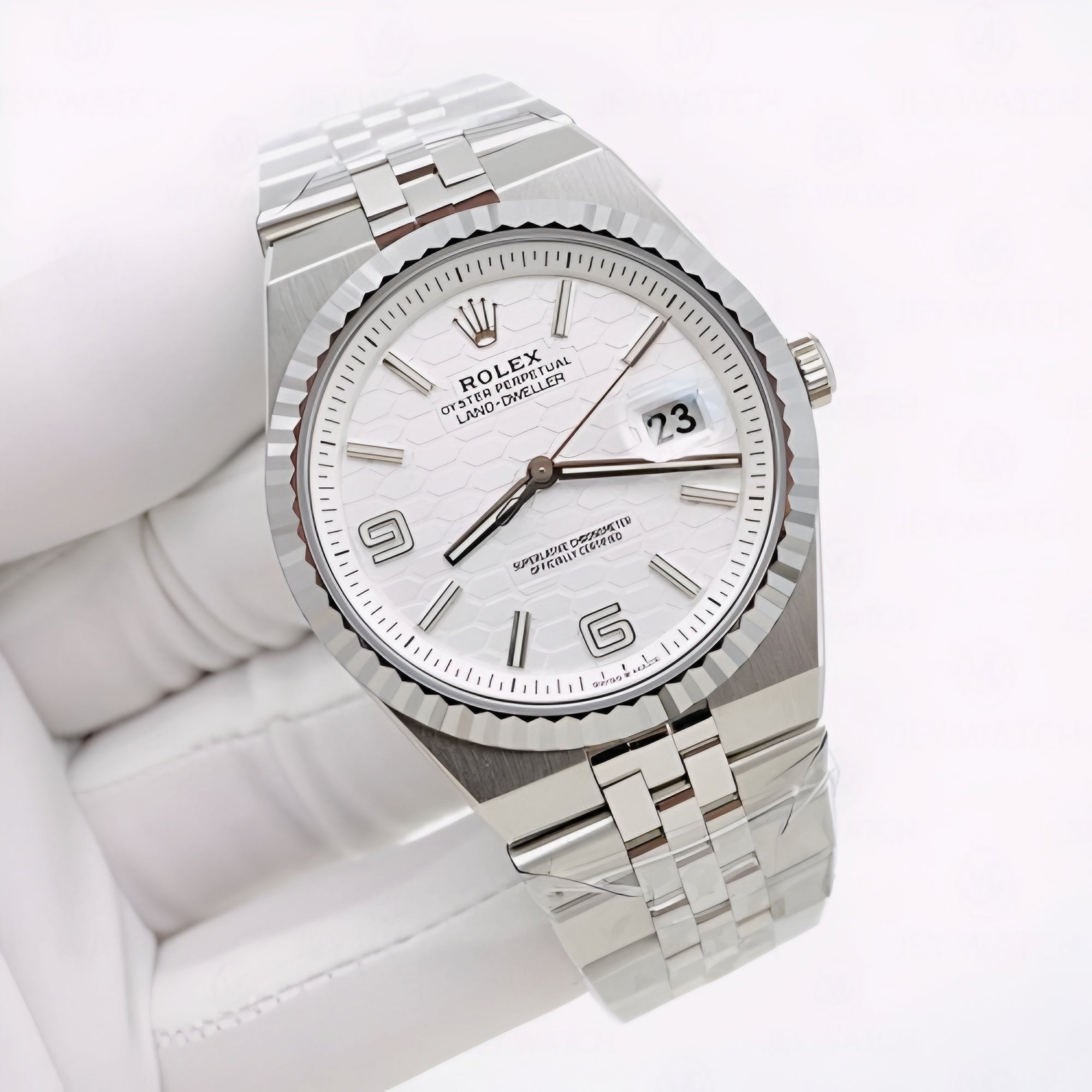 Rolex Datejust High-End Edition – Classic White Honeycomb