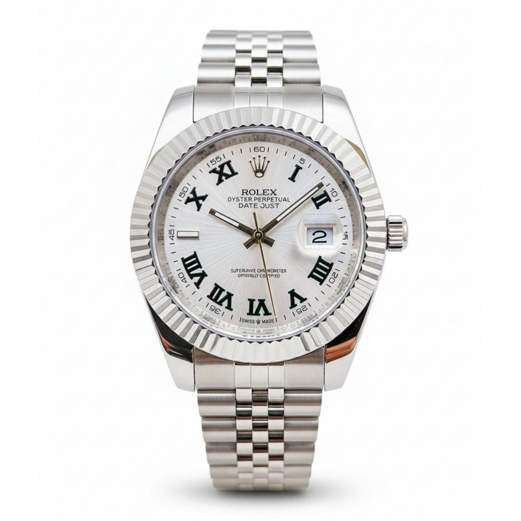 RO Datejust High-End Edition Silver Roma
