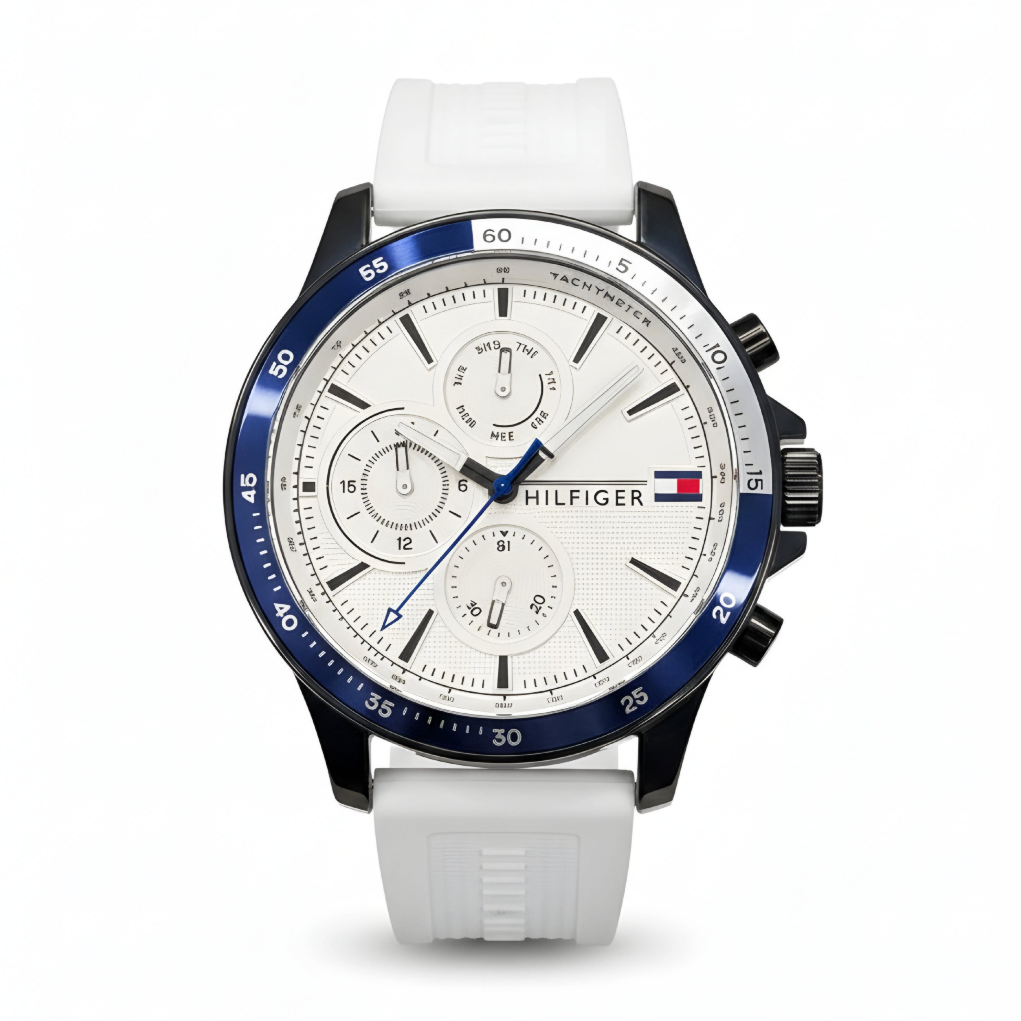 Tommy Hilfiger Men’s Sport Watch – Arctic White & Blue