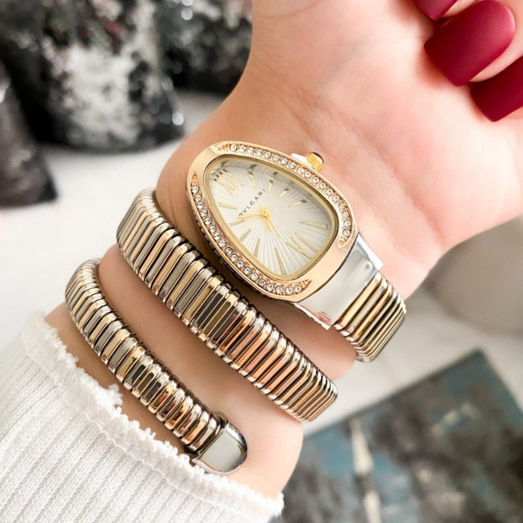 BLG Serpenti Tubogas Watch Gold & silver