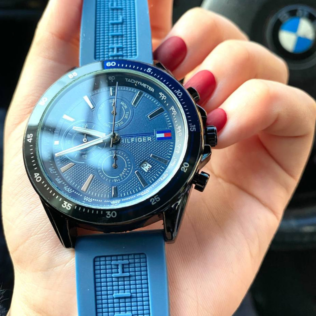 Tommy Hilfiger Men’s Sport Watch – Deep Ocean Blue