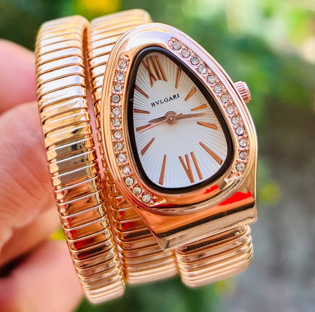 Bulgari Serpenti Tubogas Watch Rose Gold