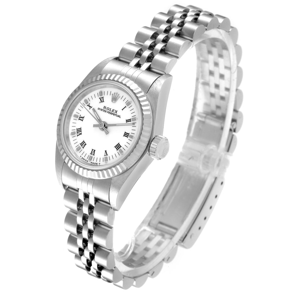 Rolex Lady-Datejust Sliver with White dial