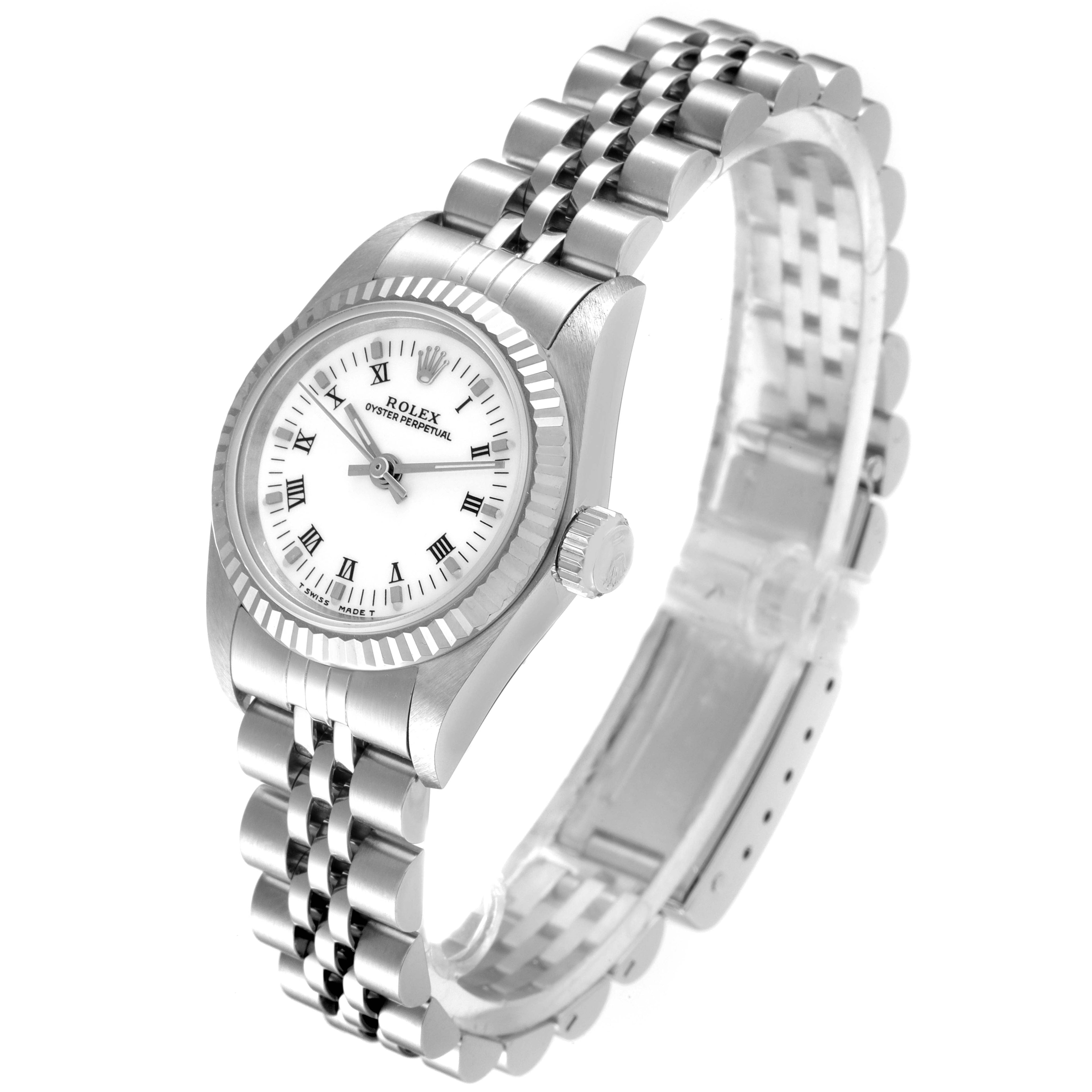 Rolex Lady-Datejust Sliver with White dial