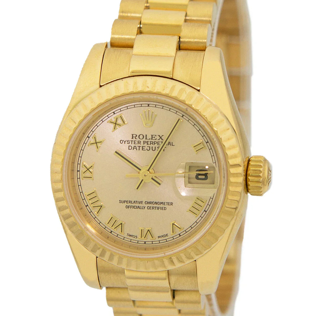 Rolex Lady-Datejust Gold with Golden dial